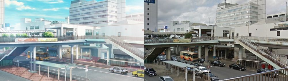 Stazione di Fujisawa given alla scoperta dei luoghi dell'anime.jpg