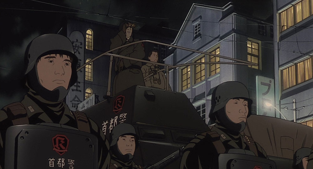 La polizia in Jin-Roh La polizia in Jin-Roh