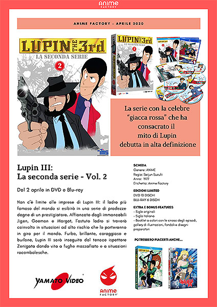 Lupin III seconda serie Box 2