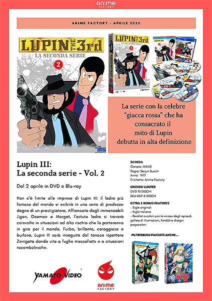 Lupin III seconda serie Box 2 Lupin III seconda serie Box 2