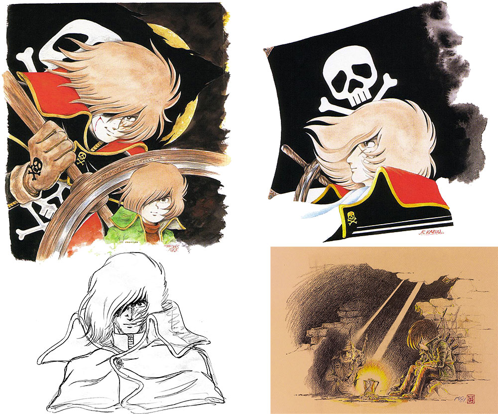 Harlock secondo Kazuo Komatsubara