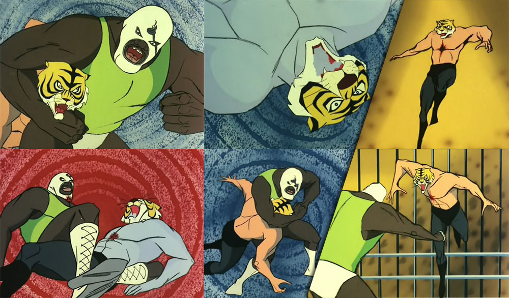 L'uomo tigre contro Pitone nero: Le innovazioni grafiche di Kazuo Komatsubara nel sesto episodio di Tiger Mask L'uomo tigre contro Pitone nero: Le innovazioni grafiche di Kazuo Komatsubara nel sesto episodio di Tiger Mask