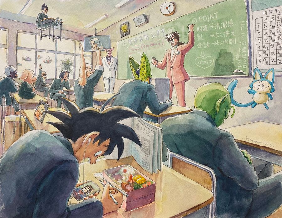I personaggi di Dragon Ball disegnati da hammar_dobucof I personaggi di Dragon Ball disegnati da hammar_dobucof