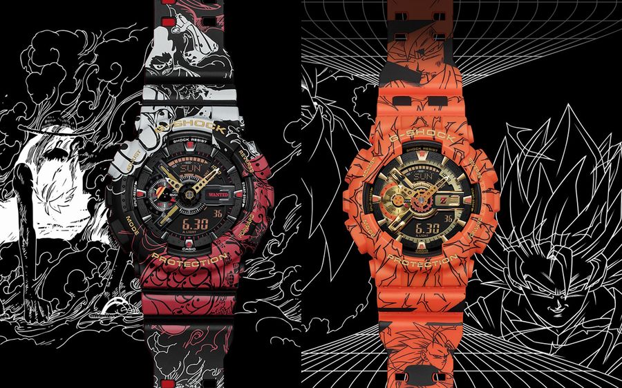 Casio annuncia gli orologi dedicati a One Piece e Dragon Ball