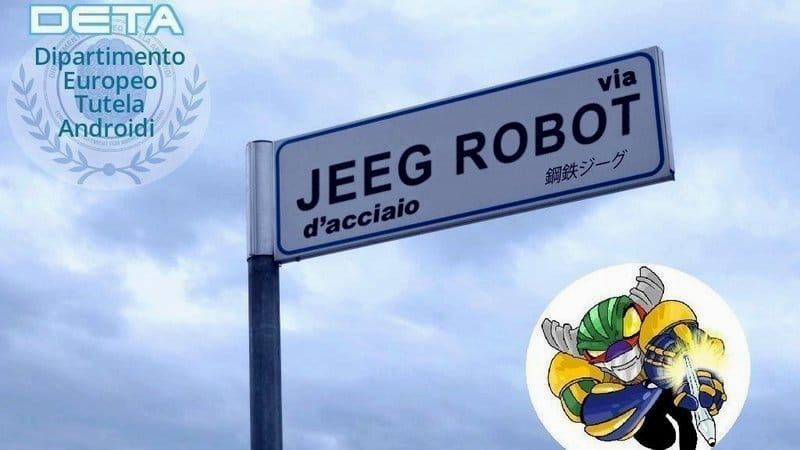 Narni: una via intitolata a Jeeg Robot d'Acciaio Narni: una via intitolata a Jeeg Robot d'Acciaio