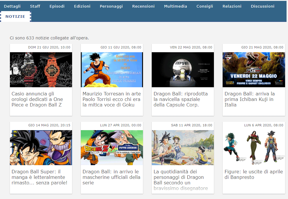 notizie schede anime notizie schede anime