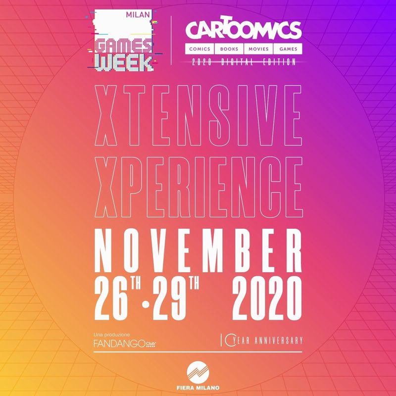 Cartoomics e Milan Games Week diventano digitali e arriva MGW-X