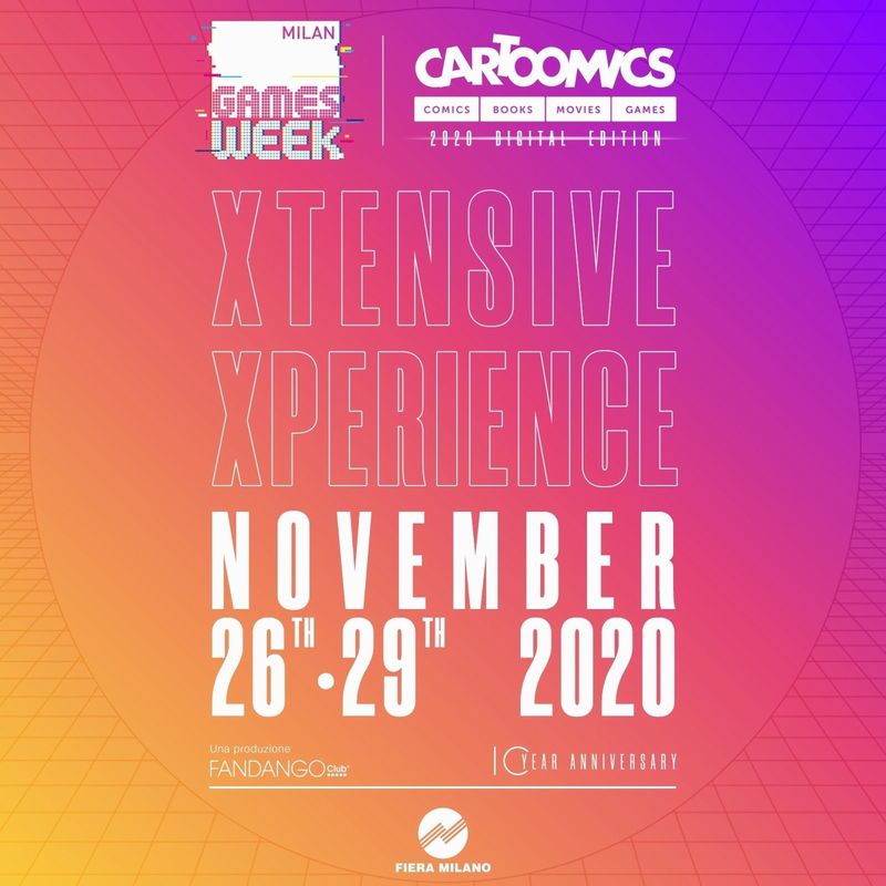 Cartoomics e Milan Games Week diventano digitali e arriva MGW-X 