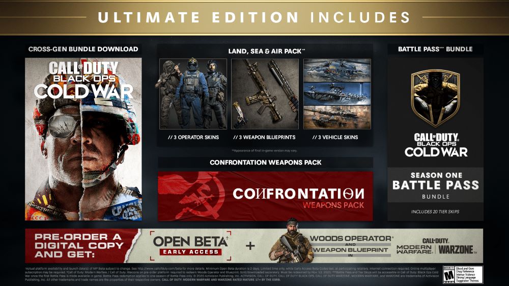 I contenuti dell'Ultimate Edition digitale di Call of Duty: Black Ops Cold Waw I contenuti dell'Ultimate Edition digitale di Call of Duty: Black Ops Cold Waw