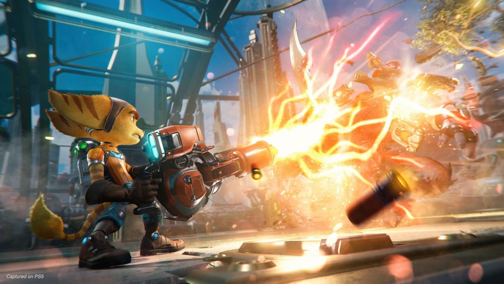 Ecco come Ratchet & Clank: Rift Apart sfrutta il DualSense Ecco come Ratchet & Clank: Rift Apart sfrutta il DualSense