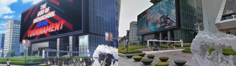 Coex Artium god of high school.jpg