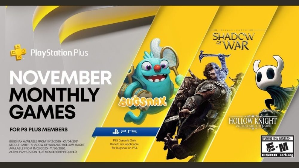 Svelati i giochi gratuiti di PlayStation Plus di novembre 2020 Svelati i giochi gratuiti di PlayStation Plus di novembre 2020