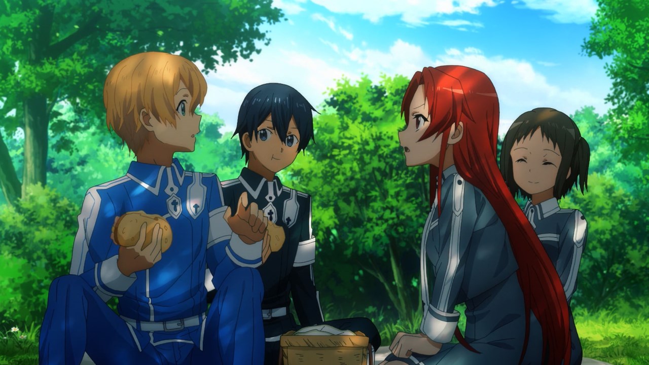 Sword Art Online Alicization Eugeo e Kirito Tiese e Ronie