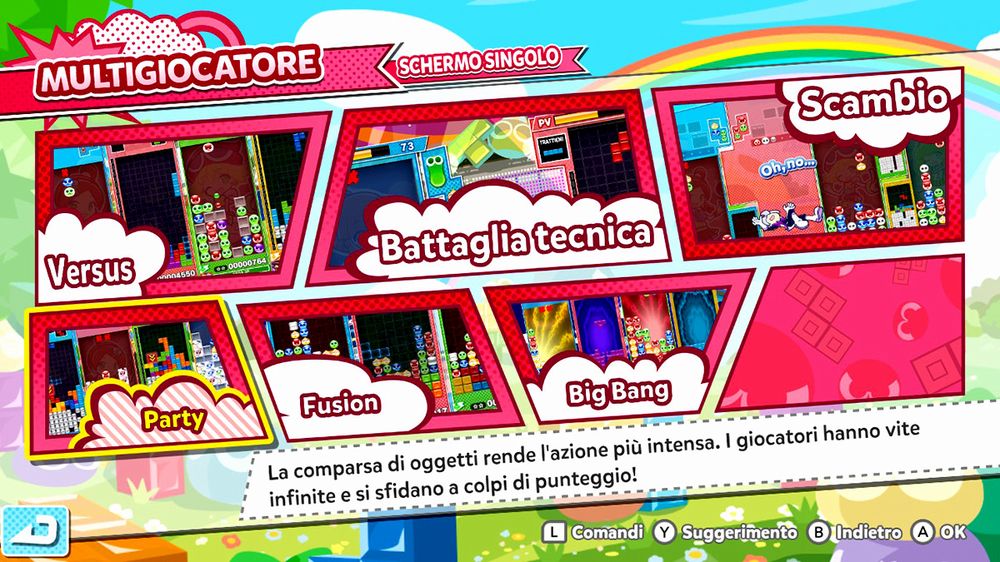 Puyo Puyo Tetris multigiocatore Puyo Puyo Tetris multigiocatore