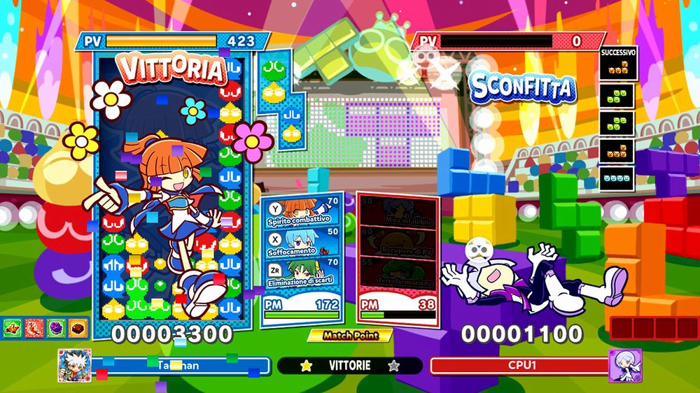 Puyo Puyo Tetris vittoria Puyo Puyo Tetris vittoria