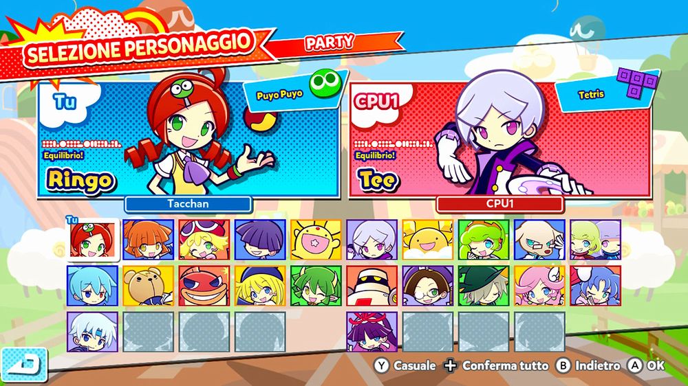 Puyo Puyo Tetris personaggi Puyo Puyo Tetris personaggi