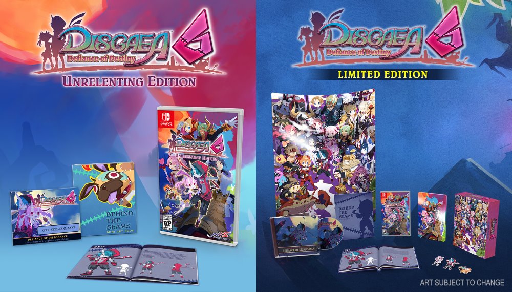 Le edizioni di Disgaea 6 Defiance of Destiny Le edizioni di Disgaea 6 Defiance of Destiny