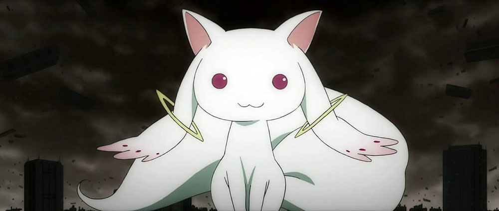 Kyubey, la dolce, tenera e pucciosa mascotte della serie Kyubey, la dolce, tenera e pucciosa mascotte della serie