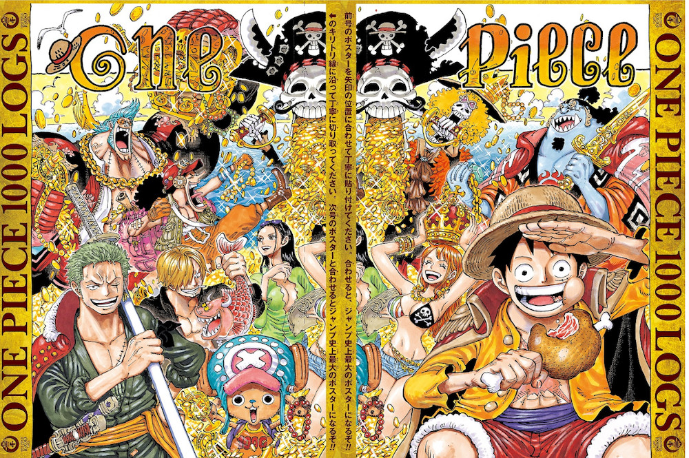 poster one piece capitolo 1000