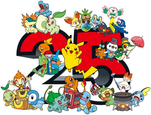 Il brand Pokémon festeggia 25 anni il 27 febbraio Il brand Pokémon festeggia 25 anni il 27 febbraio