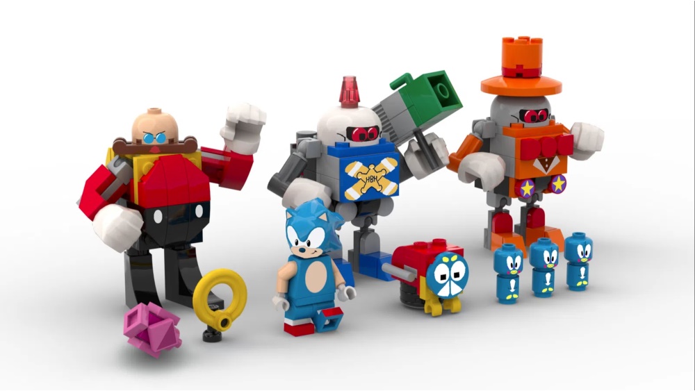 LEGO ha annunciato il set Sonic Mania Green Hill Zone LEGO ha annunciato il set Sonic Mania Green Hill Zone