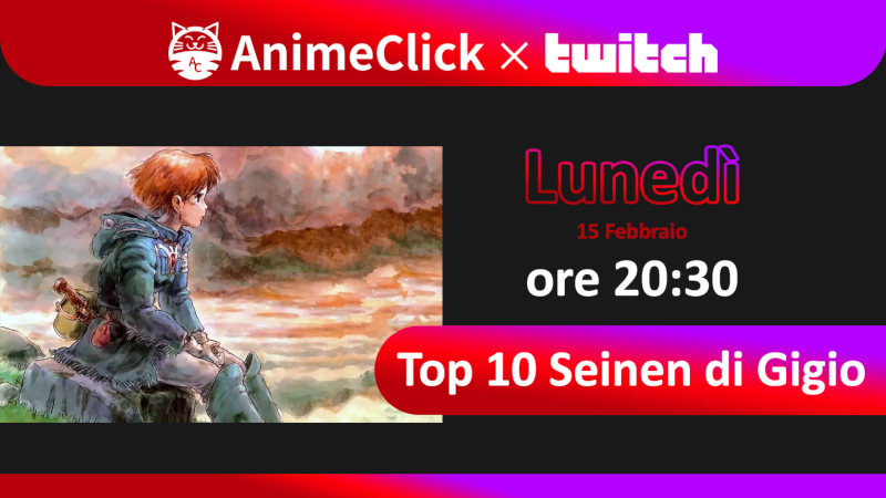 AnimeClick su Twitch: Top Manga Seinen di Gigio