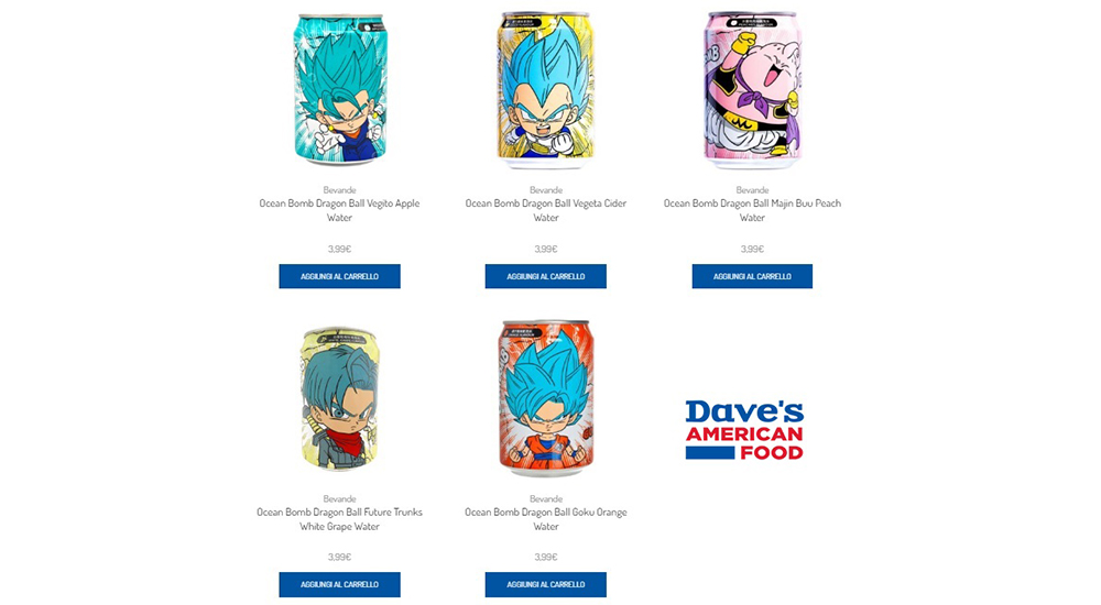 Dragon Ball lattine Dragon Ball lattine