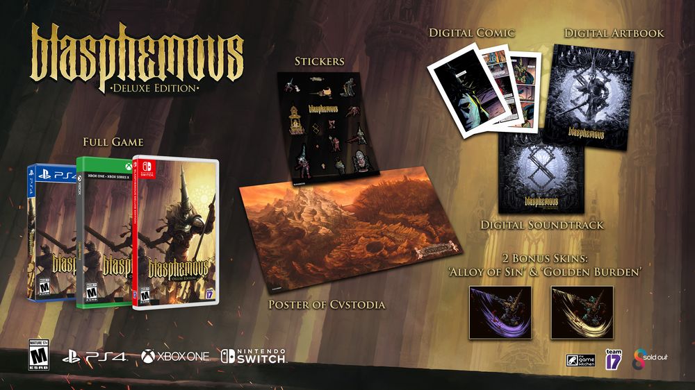 Blasphemous deluxe edition Blasphemous deluxe edition