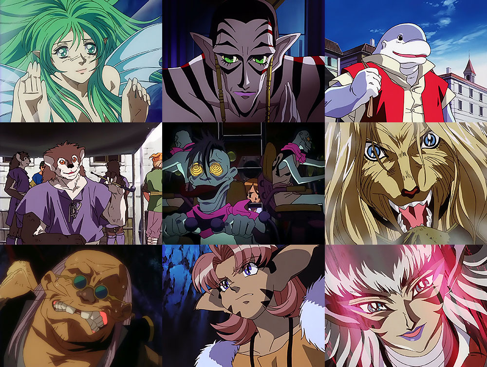 Gli uomini-bestia del mondo di Escaflowne Gli uomini-bestia del mondo di Escaflowne