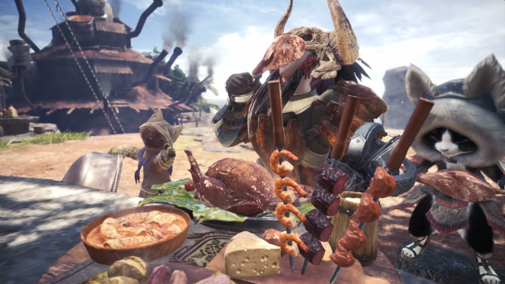 Alcuni piatti di Monster Hunter World che lo chef/youtuber Andrew Rea ha ricreato dal vivo Alcuni piatti di Monster Hunter World che lo chef/youtuber Andrew Rea ha ricreato dal vivo