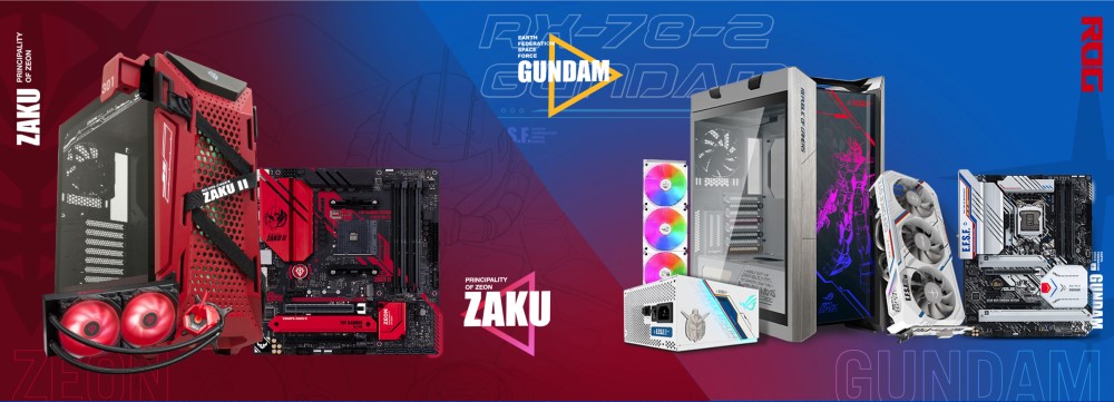 La linea ASUS x GUNDAM arriva in Italia! La linea ASUS x GUNDAM arriva in Italia!