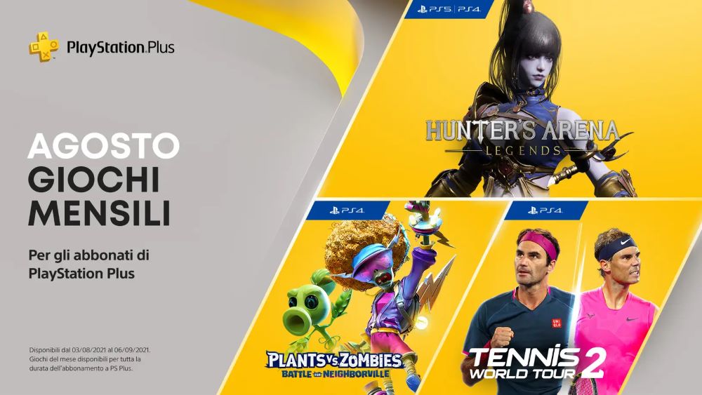 Svelati i giochi gratuiti di PlayStation Plus di agosto 2021 Svelati i giochi gratuiti di PlayStation Plus di agosto 2021