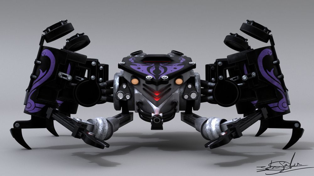 Spider mech