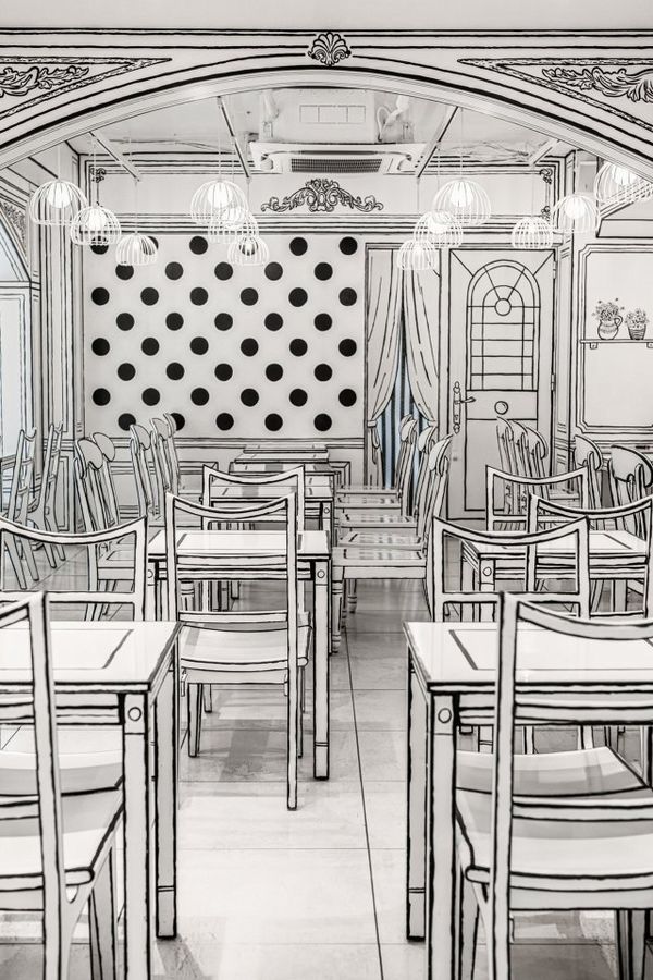 Lo straordinario 2D Cafe di Tokyo che sembra un manga Lo straordinario 2D Cafe di Tokyo che sembra un manga