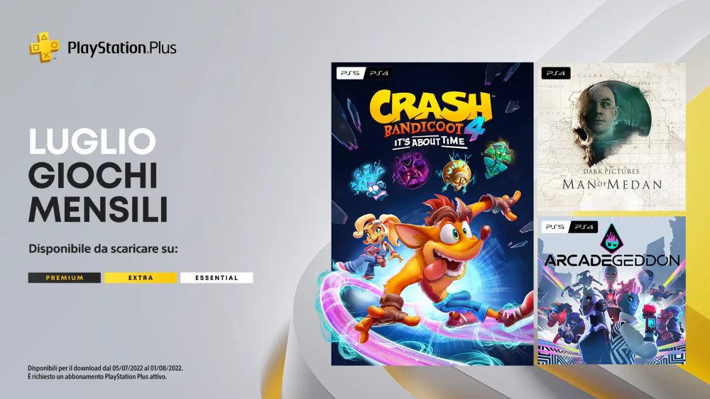 Annunciati i giochi gratuiti di PlayStation Plus di luglio 2022 Annunciati i giochi gratuiti di PlayStation Plus di luglio 2022
