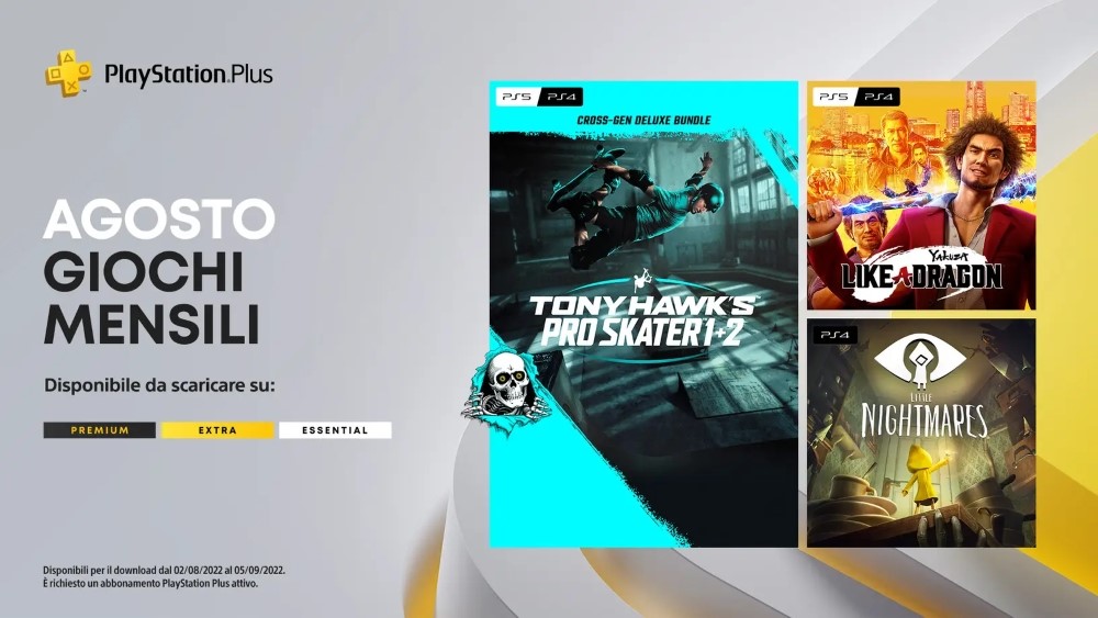Annunciati i giochi gratuiti di PlayStation Plus di agosto 2022 Annunciati i giochi gratuiti di PlayStation Plus di agosto 2022
