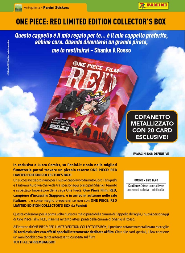 Anteprima - One Piece: Red Limited Edition Collector's Box Anteprima - One Piece: Red Limited Edition Collector's Box
