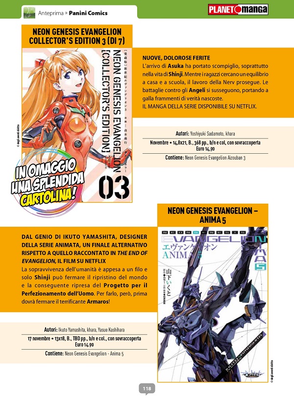 Anteprima - Neon Genesis Evangelion Collector's Edition 3