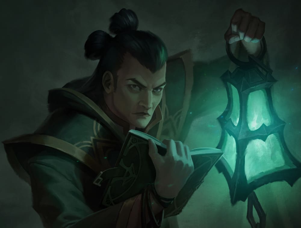 A tutti i giocatori del titolo basterà uno sguardo agli artwork a fine libro per riconoscere il malvagio Thresh anche nella sua forma umana