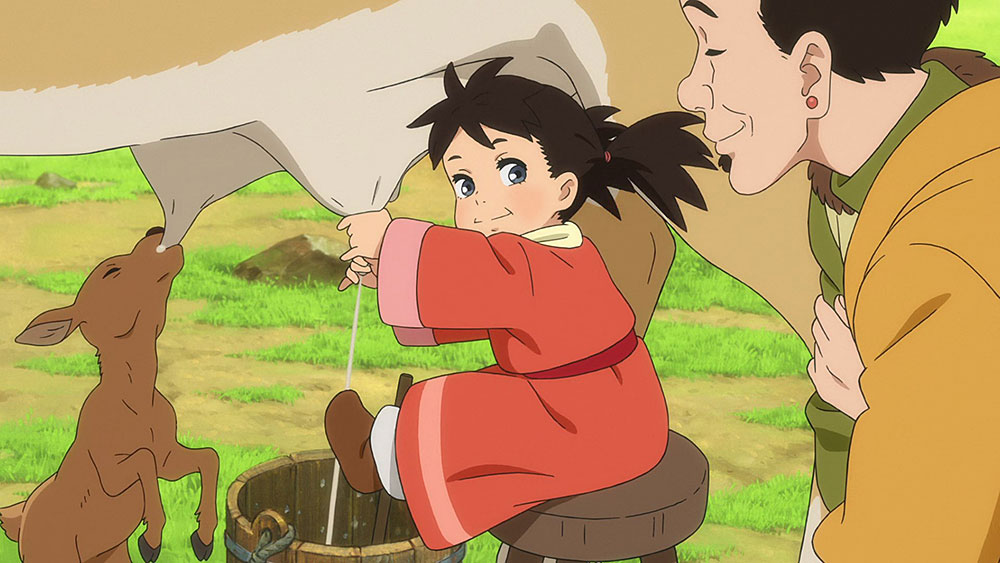 Yuna in una tranquilla scena che richiama i meisaku dell'epoca d'oro Yuna in una tranquilla scena che richiama i meisaku dell'epoca d'oro