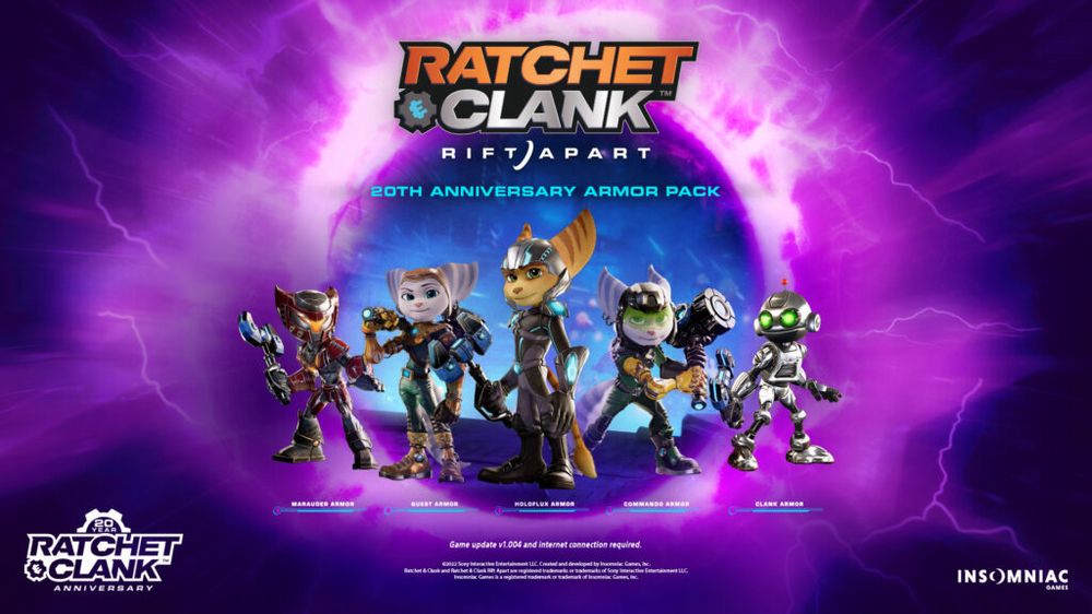 Ratchet Clank aggiornamento 20 anni Ratchet Clank aggiornamento 20 anni