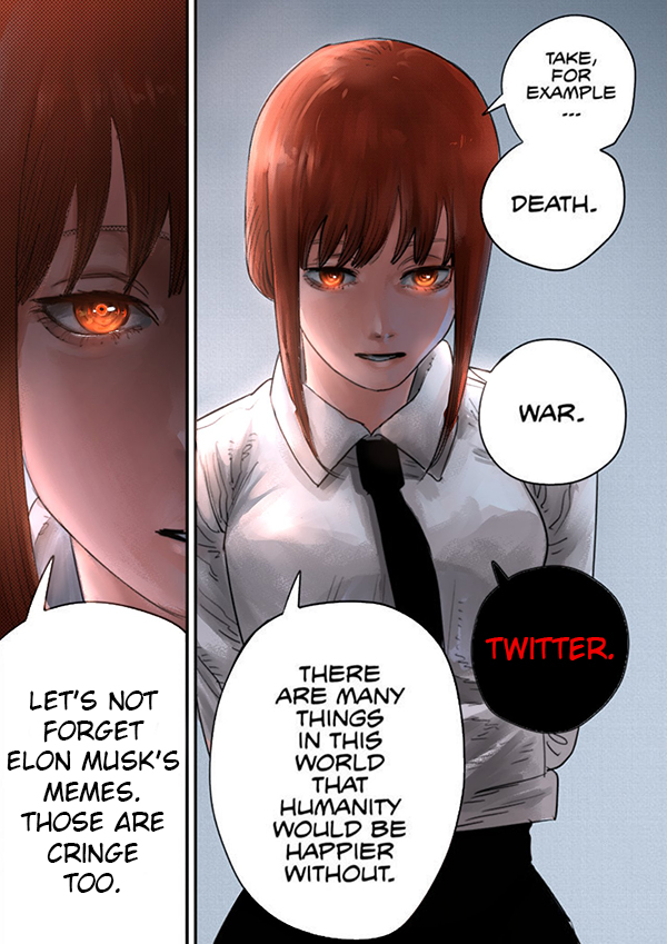 Tatsuki Fujimoto (Chainsaw Man) è stato bannato da Twitter Tatsuki Fujimoto (Chainsaw Man) è stato bannato da Twitter