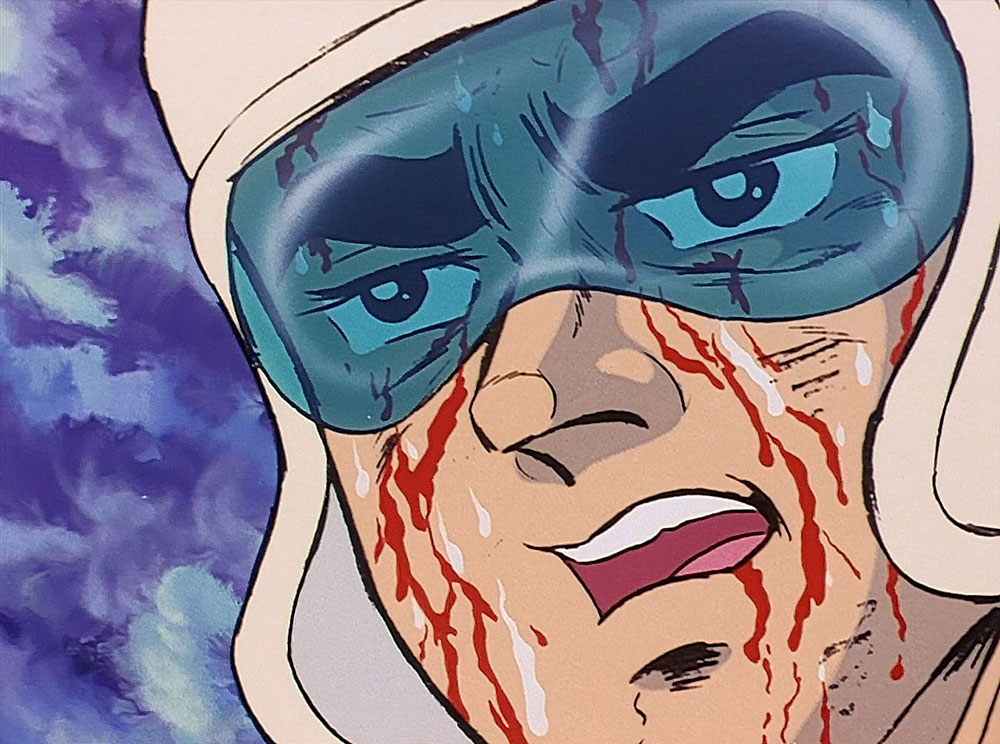Un Koji insanguinato dopo un duro combattimento Un Koji insanguinato dopo un duro combattimento
