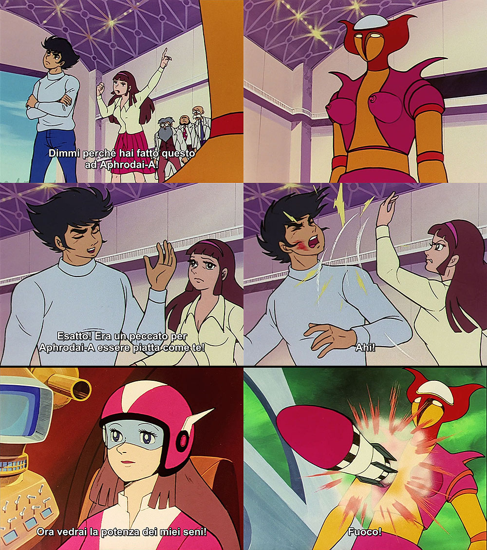Mazinger Z, Breast Missile e fanservice echi Mazinger Z, Breast Missile e fanservice echi