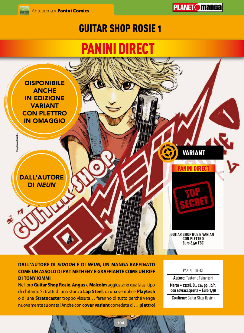 Anteprima 377: annunci, variant e gadget per Planet Manga
