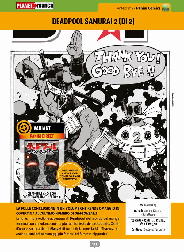 Deadpool Samurai Vol. 2 Deadpool Samurai Vol. 2