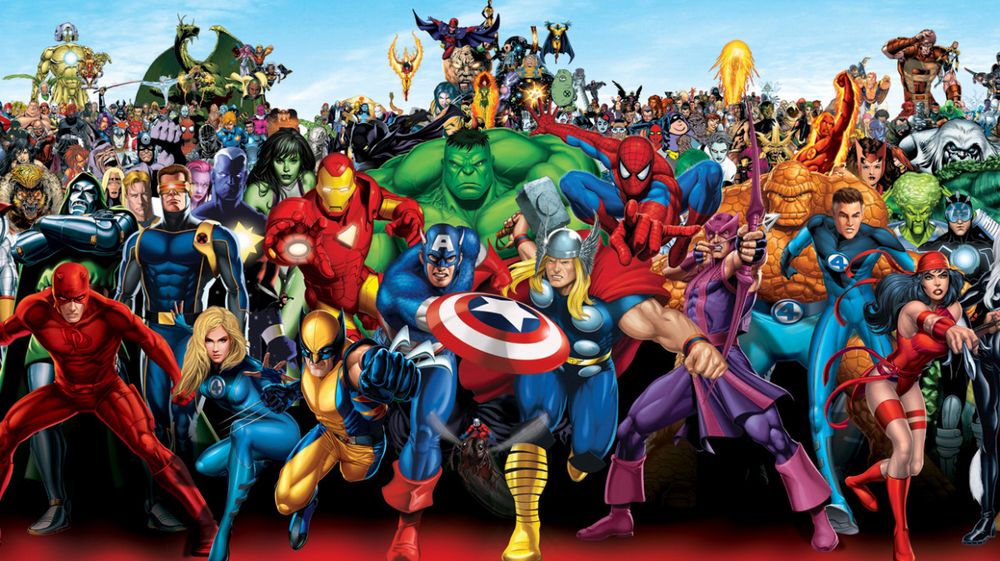 Marvel tutti insieme piu volte