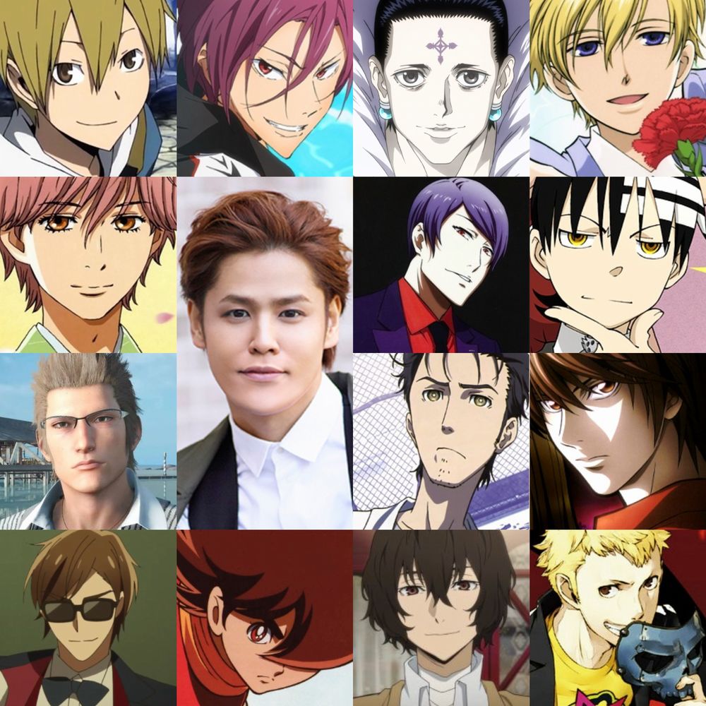 Mamoru Miyano ruoli