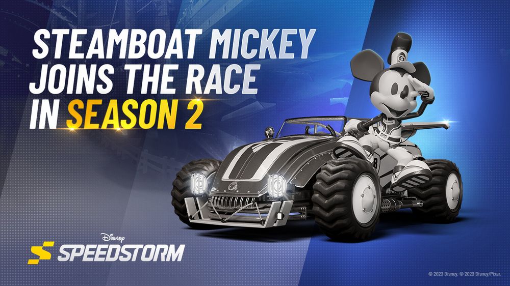 Steamboat Mickey su Disney Speedstorm Steamboat Mickey su Disney Speedstorm