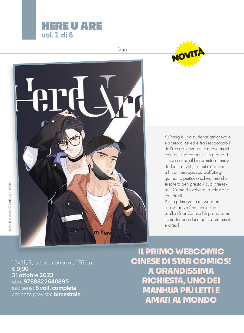 Anteprima Star Comics Novembre